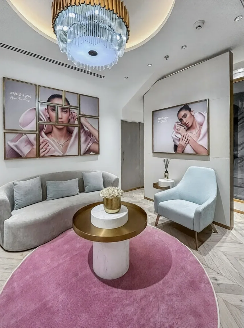 Asia Jewelers retail interior fit-out in Bahrain by Al Hafeed Interior